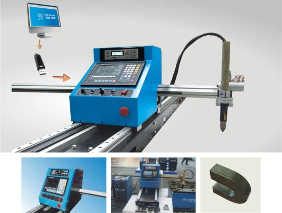 Otomatis mesin pemotong CNC Plasma profil Kecil untuk lembaran logam
