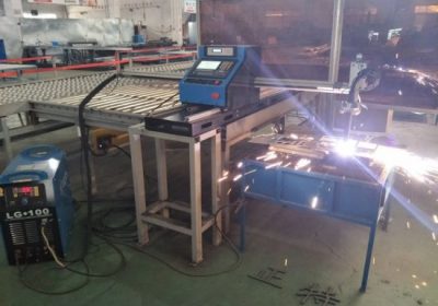 Mesin pemotong plasma logam CNC, dengan pemotongan plasma dan api