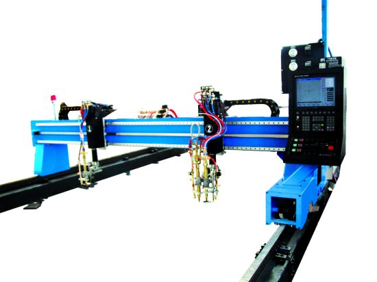 Mesin Pemotong Plasma CNC Portabel Dan Mesin Pemotong Gas Otomatis Dengan Track Baja