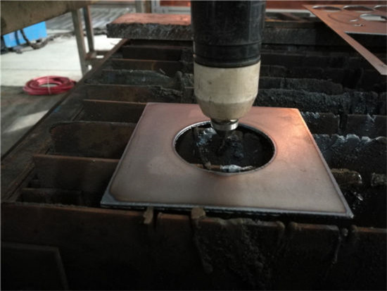 portabel cantilever CNC mesin pemotong plasma untuk, ss ,, profil aluminium