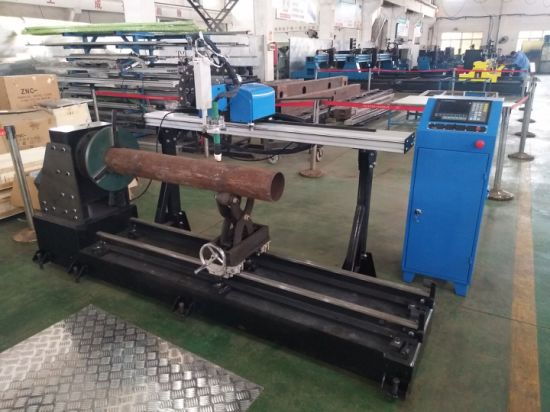 mesin pemotong plasma cnc untuk tabung baja dengan rotary 43/63/100/160 / 200A untuk dijual