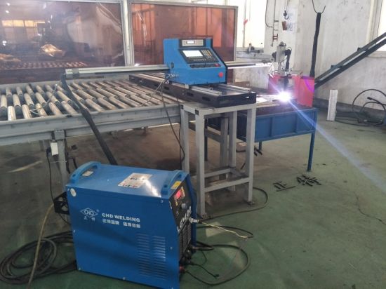 Baja karbon CNC mesin pemotong lembaran logam huayuan daya lgk plasma cutter