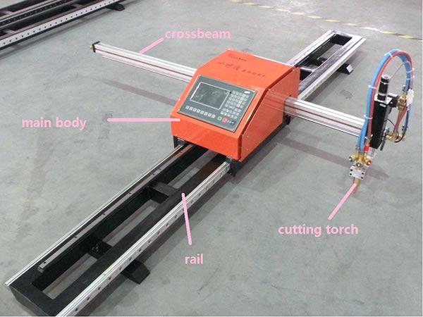 Produk baru cnc mesin pemotong plasma lembaran logam 1200 * 1200mm wilayah kerja