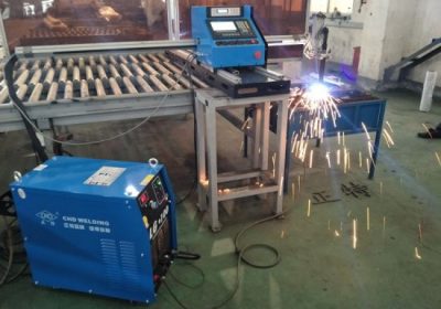 Portabel CNC plasma api mesin pemotong logam untuk stainless, baja karbon dan dengan bagian-bagian komponen murah